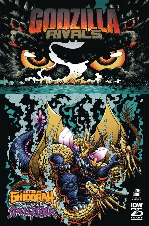 Godzilla Rivals: King Ghidorah vs. SpaceGodzilla (2024) 1-B by IDW