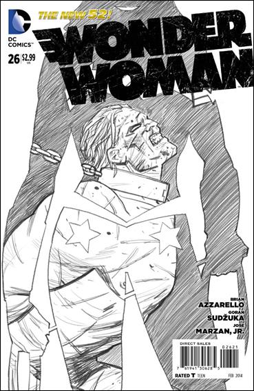 Wonder Woman (2011) issue 26-B 1:25 Sketch Cover