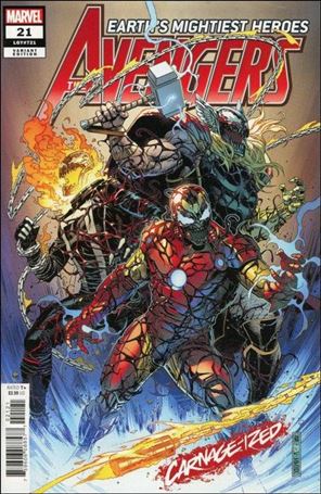 Avengers (2018/07) issue 21-B Jim Cheung Carnage-ized Cover