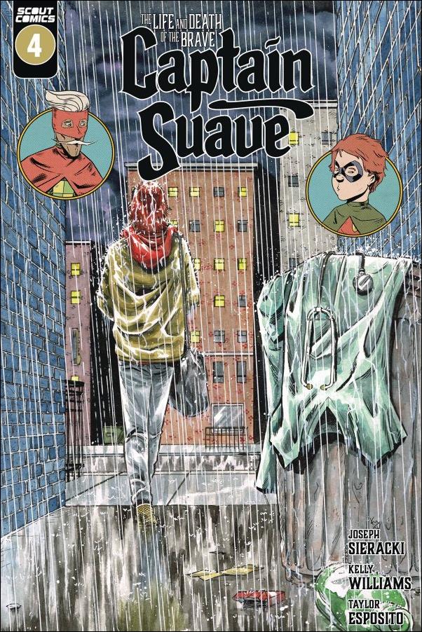 Life and Death of the Brave Captain Suave issue 4 Kelly Williams Cover