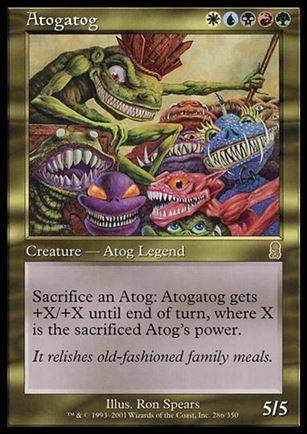 Magic the Gathering: Odyssey (Base Set) card 286 Atogatog