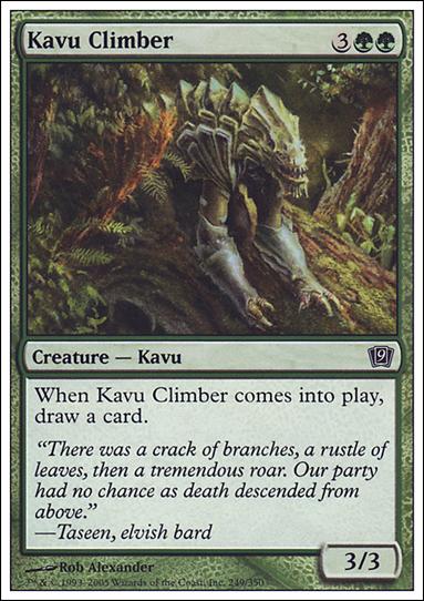 Magic the Gathering: 9th Edition (Base Set) card 249 Kavu Climber