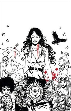 Luna issue 1-D Maria Llovet 1:Store B&W Virgin Cover