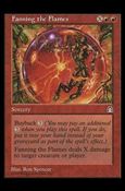 Magic the Gathering: Stronghold (Base Set) card 80 Fanning the Flames