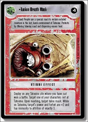 Star Wars: Premiere Limited (Base Set) card 230 Tusken Breath Mask