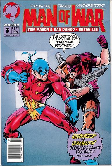 Man of War (1993) issue 3-B Newsstand Edition / Price Variant