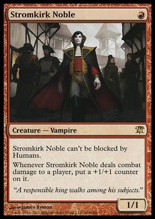 Magic the Gathering: Innistrad (Base Set) card 164 Stromkirk Noble