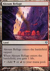 Magic The Gathering: Zendikar (Base Set) card 210 Akoum Refuge
