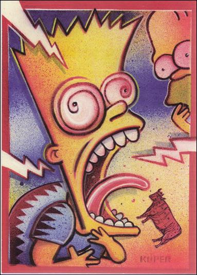Simpsons Mania! (Base Set) card 66 Peter Kuper