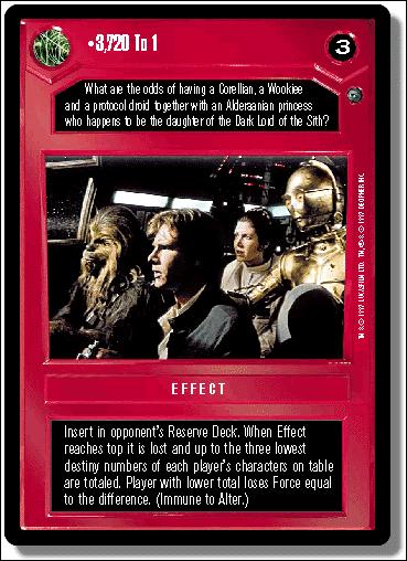 Star Wars: Dagobah Limited (Base Set) card 24 3,270 To 1