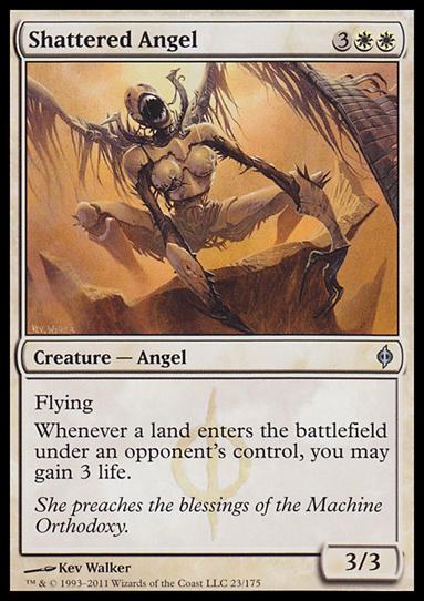 Magic the Gathering: New Phyrexia card 23 Shattered Angel