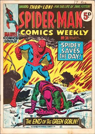 Spider-Man: Comics Weekly (UK) issue 34