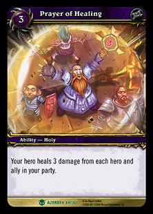 World of Warcraft: Heroes of Azeroth (Base Set) card 84 Prayer of Healing