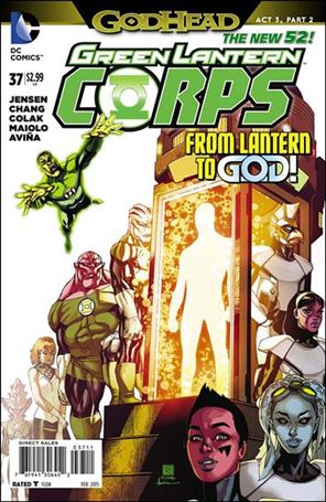 Green Lantern Corps (2011) issue 37 Bernard Chang Cover