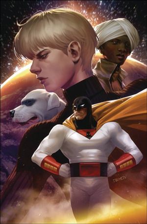 Space Ghost / Jonny Quest: Space Quest issue 4.00-M Derrick Chew Virgin 1:15 Cover