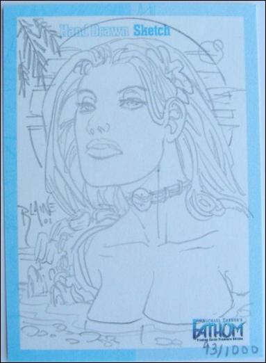 Michael Turner's Fathom (Sketch Card Subset) card Blaine-D Aspen IV
