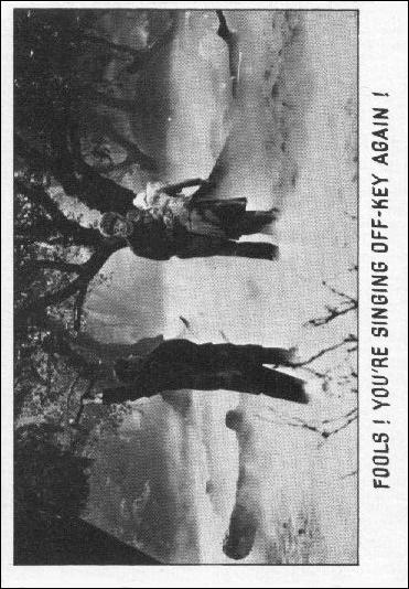 Creature Feature (Base Set) card 104 Fools! You're singing of-key again!