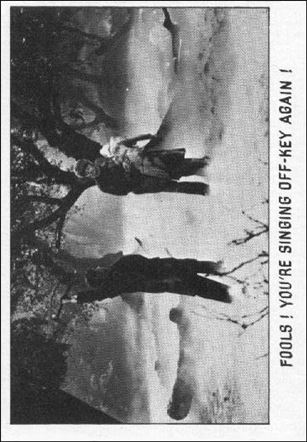 Creature Feature (Base Set) card 104 Fools! You're singing of-key again!