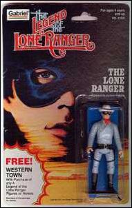 Legend of the Lone Ranger (Movie) Action Figures figure 1-B Lone Ranger (Western Town Offer Card)