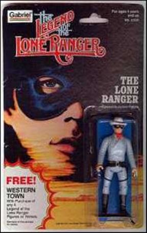 Legend of the Lone Ranger (Movie) Action Figures figure 1-B Lone Ranger (Western Town Offer Card)