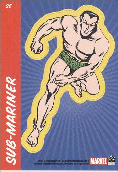 70 Years of Marvel Comics (Retro Sticker Subset) card S6 Sub-Mariner