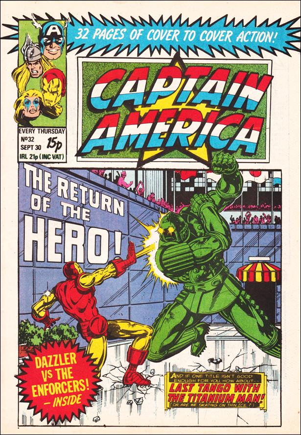 Captain America (UK) issue 32