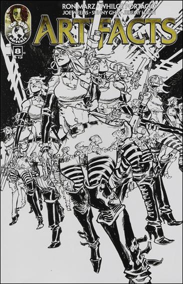 Artifacts (2010) issue 8-C Eric Canete 1:50 B&W Cover