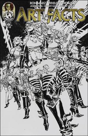 Artifacts (2010) issue 8-C Eric Canete 1:50 B&W Cover