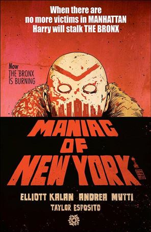 Maniac of New York: The Bronx is Burning issue 4-B Francesco Francavilla Cover