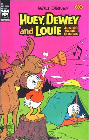 Walt Disney Huey, Dewey and Louie: Junior Woodchucks  issue 72-B White Logo