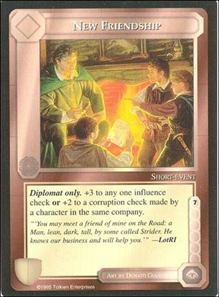 Middle-Earth: The Wizards (Base Set) card 307 New Friendship