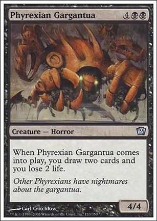 Magic the Gathering: 9th Edition (Base Set) card 153 Phyrexian Gargantua