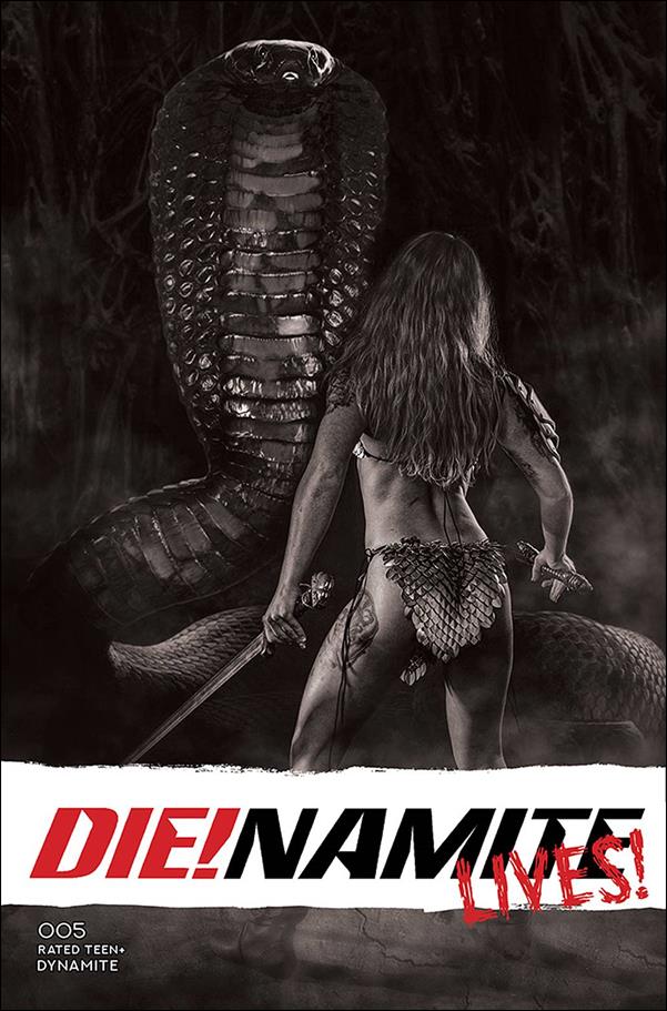 Die!namite Lives! issue 5-K 1:20 Black & White Cosplay Photo Cover