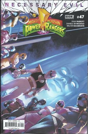 Mighty Morphin Power Rangers issue 47 Jamal Campbell Cover
