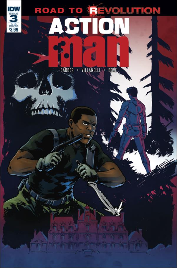 Action Man issue 3-B Paolo Villanelli Subscription Cover