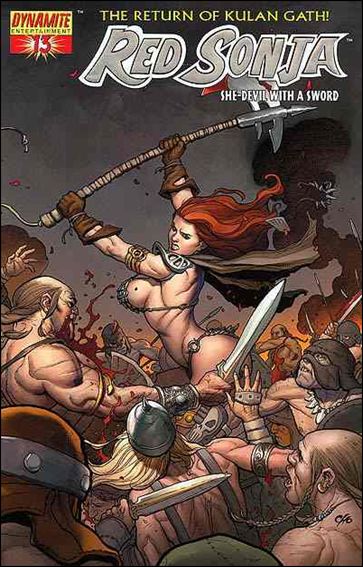 Red Sonja (2005) issue 13-I BaltimoreCon Cho Silver Foil Standard Cover 1/750