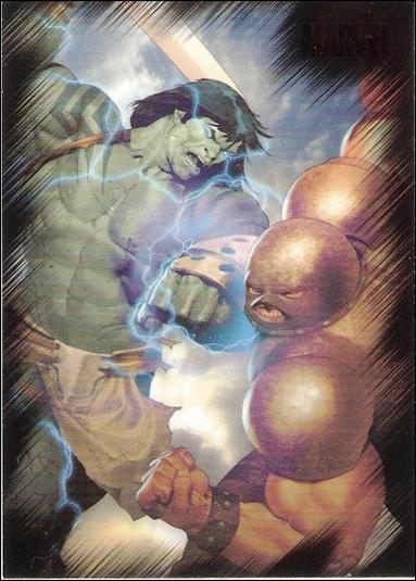 Marvel Heroes and Villains (Base Set) card 3 Skaar vs Juggernaut