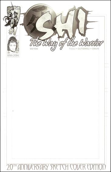 Shi: The Way of the Warrior issue 1-I 20th Anniversary Sketch Cover 1/100