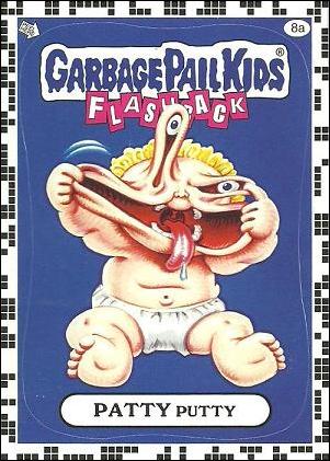 Garbage Pail Kids: Flashback Series 2 (White Border Base Set) card 8a Patty Putty