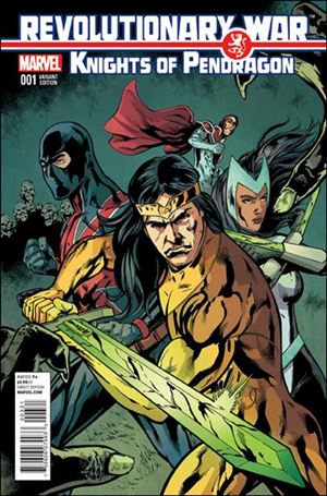 Revolutionary War: Knights of Pendragon issue 1-B Neil Edwards 1:25 Cover