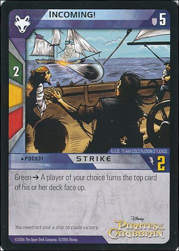 Pirates of the Caribbean - Dead Man's Chest (Base Set) card PDC031 Incoming!