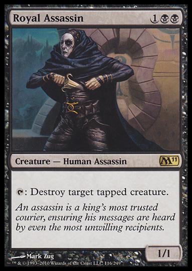 Magic the Gathering: 2011 Core Set (Base Set) card 116 Royal Assassin
