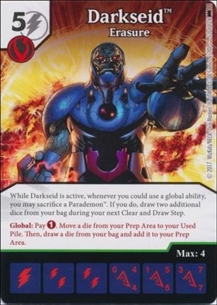 DC Comics Dice Masters Batman card 52 Darkseid: Erasure