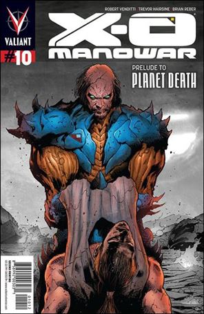 X-O Manowar (2012)  issue 10-C Trevor Hairsine Grey Cover (2nd Printing)