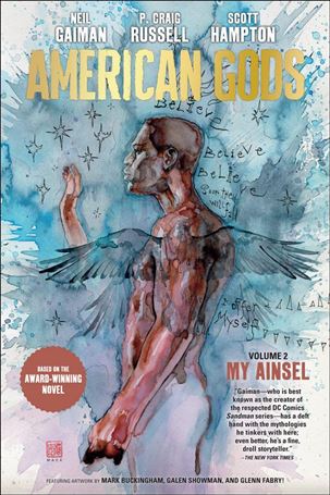 Neil Gaiman's American Gods issue 2 My Ainsel with Dust Jacket