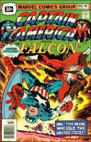 Captain America (1968) issue 199-B 30 Cent Price Cover