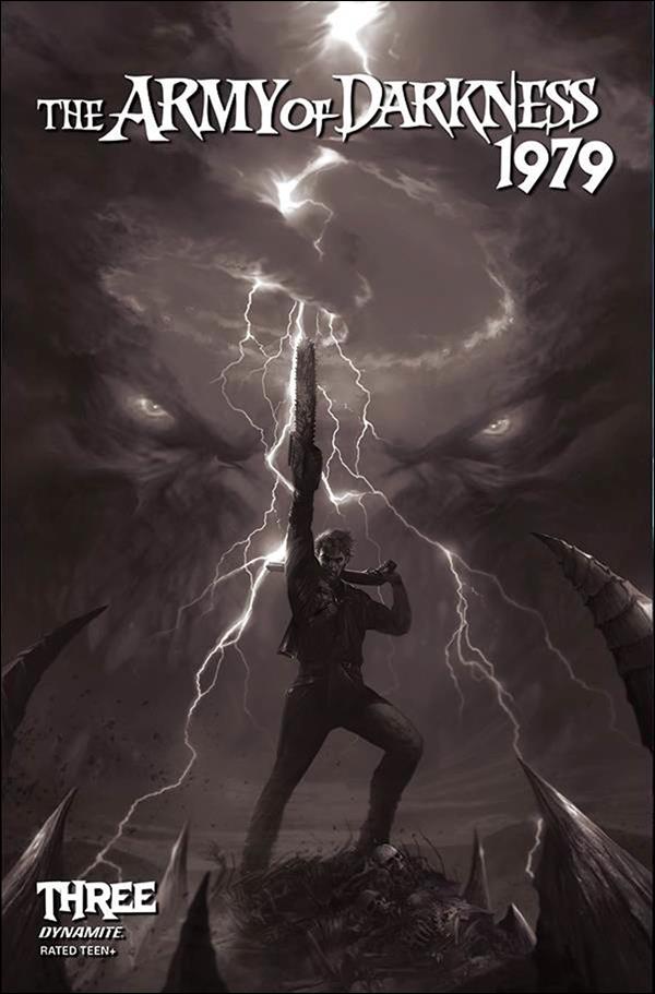 Army of Darkness 1979 issue 3-L Francesco Mattina 1:25 Black & White Cover