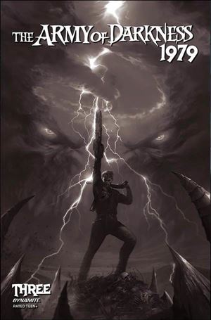 Army of Darkness 1979 issue 3-L Francesco Mattina 1:25 Black & White Cover