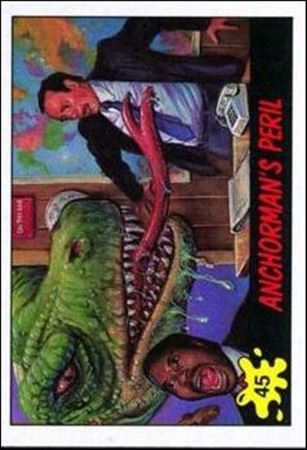 Dinosaurs Attack! (Base Set) card 45 Anchorman's Peril