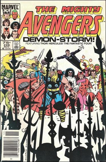 Avengers (1963) issue 249-B Canadian Price Cover